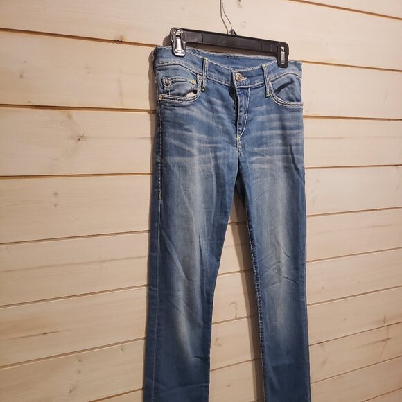 True Religion - Cora Mid Rise Straight - Picture 1 of 6